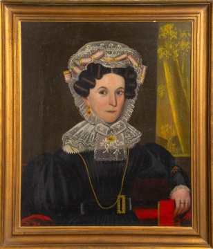John Samuel Blunt (American, 1798-1835) Portrait of Electa Stoddard Hale