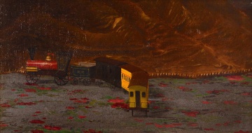 John George Brown (American, 1831-1913) The Toy Train, 1873