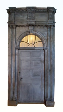 The John Freeman House, Freemansburg, Pennsylvania, Federal Pine Doorway, Dated 1820