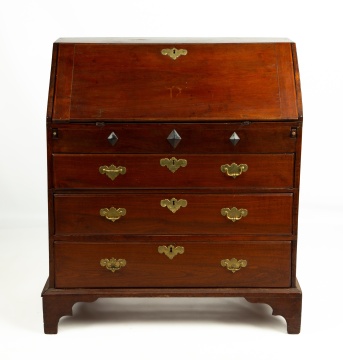 Chippendale Mahogany Slant-Front Desk