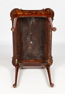 Queen Anne Mahogany Porringer-Top Tea Table, Rhode Island, Probably Newport
