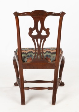 Two American Queen Anne Mahogany Side Chairs