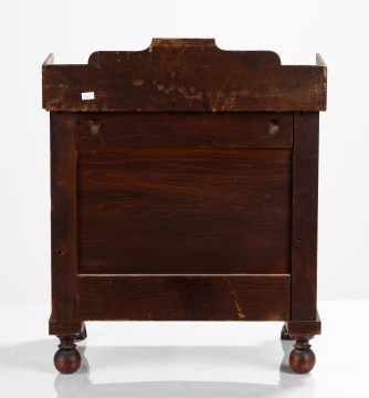 American Empire Miniature Mahogany Chest of Drawers