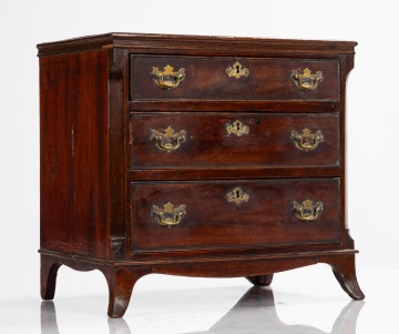 George III Miniature Mahogany Chest of Drawers