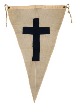 45-Star American Flag and a U.S. Navy Church Pennant