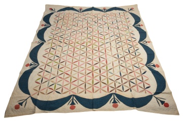 Pieced and Applique Quilt