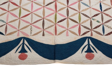 Pieced and Applique Quilt