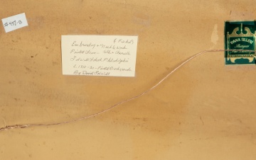 Silk Needlework Picture, Folwell School, Philadelphia