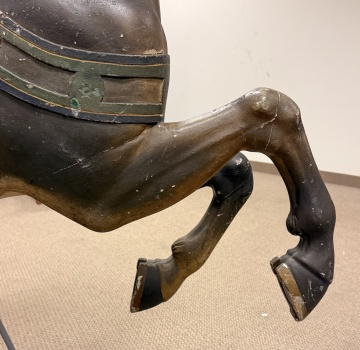 Dentzel Carved and Painted Carousel Jumper Horse