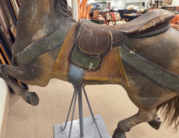 Dentzel Carved and Painted Carousel Jumper Horse