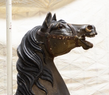 Dentzel Carved and Painted Carousel Jumper Horse