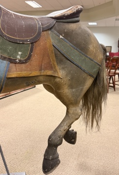 Dentzel Carved and Painted Carousel Jumper Horse