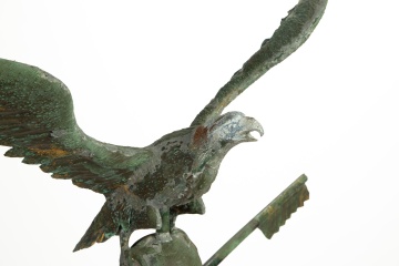 Copper and Zinc Eagle Weathervane