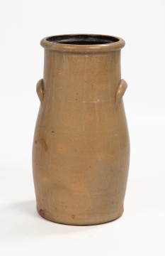 Six-Gallon Cobalt-Decorated Stoneware Churn