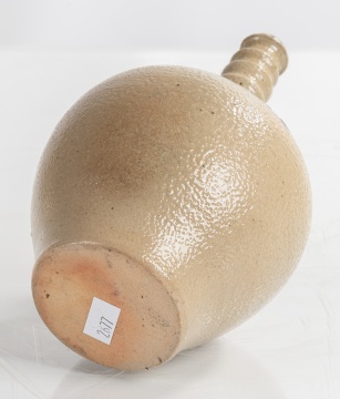 Decorated Stoneware Bottle-Form Bank