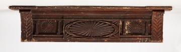 Federal Carved and Painted Fireplace Mantel