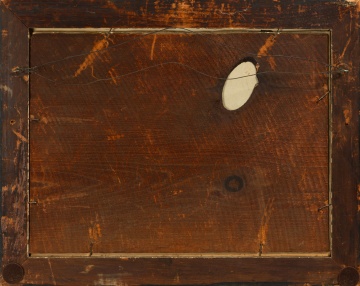 The De Golyer Railway Varnishes Reverse-Painted and Foil Advertising Sign