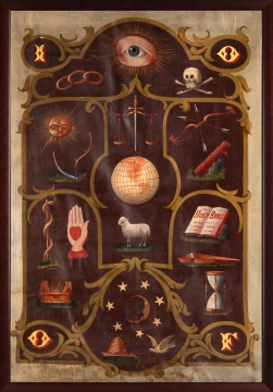 Independent Order of Odd Fellows Emblematic Chart, M.C. Lilley & Co.