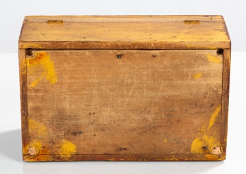 Paint-Decorated Sewing Box Inscribed 'M.A. Sawyer', New England, Circa 1831