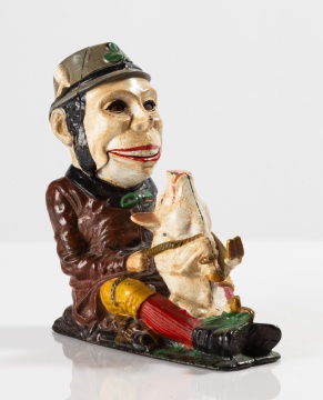J. & E. Stevens 'Paddy and the Pig' Mechanical Bank