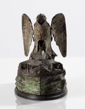 J. & E. Stevens 'Eagle and Eaglets' Mechanical Bank