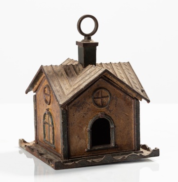 Miller Iron Co. Cast Iron Cottage Birdhouse
