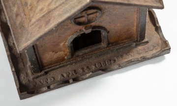 Miller Iron Co. Cast Iron Cottage Birdhouse