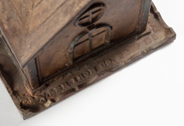 Miller Iron Co. Cast Iron Cottage Birdhouse