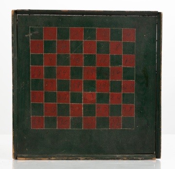 Painted Wood Checkerboard