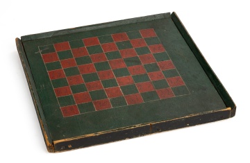 Painted Wood Checkerboard