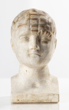 Fowler & Wells Phrenology Bust