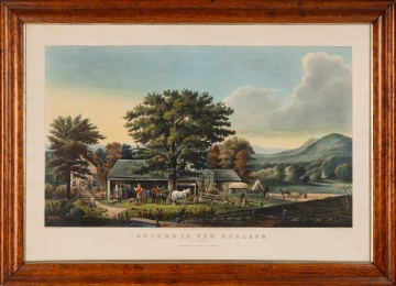 Currier & Ives, Autumn in New England, Cider Making, 1867