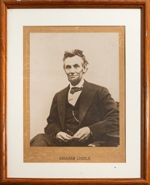 Abraham Lincoln, Albumen Print after Alexander Gardner's February 1865 Portrait