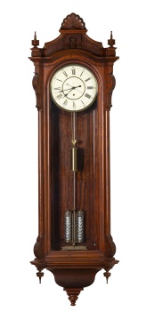 Fine Seth Thomas Regulator No. 19 Walnut Wall Clock