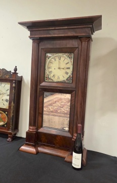 Rare Abner Jones Mahogany "Giant" Empire Shelf Clock