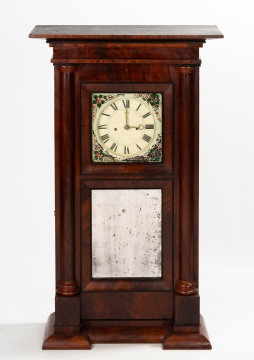 Rare Abner Jones Mahogany "Giant" Empire Shelf Clock