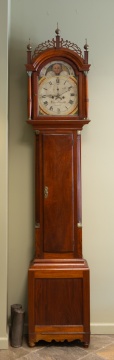 Frederick Wingate Federal Mahogany Tall-Case Clock, No. 220, Augusta, Maine, Circa 1814