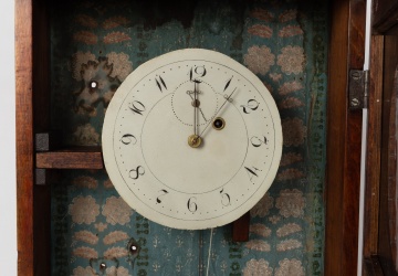 Asa Munger Mahogany Shelf Clock