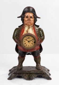 Bradley & Hubbard Cast Iron Blinking Eye Clock