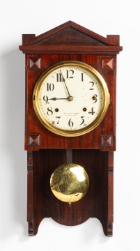 Seth Thomas 'Sonora Chime' Mahogany Wall Clock
