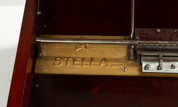 Mermod Freres Stella Mahogany Disc Music Box