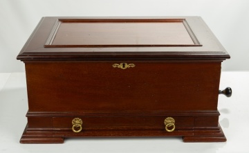 Mermod Freres Stella Mahogany Disc Music Box