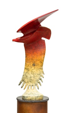 Gene Tobey (American, 1945-2006) and Rebecca Tobey (American, born 1948) "Spirit Shaman", 2007