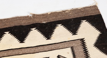 Navajo Pictorial Weaving with Corn Stalk and Feathers