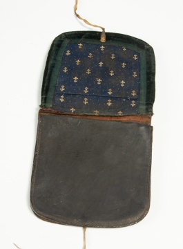 Plateau Beaded Leather Belt Pouch