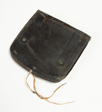 Plateau Beaded Leather Belt Pouch