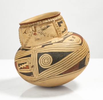 Casas Grandes Polychrome Effigy Jar with Faces