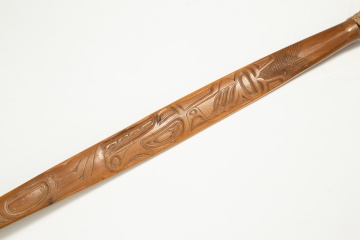 Haida Carved Wood Bow