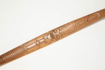Haida Carved Wood Bow