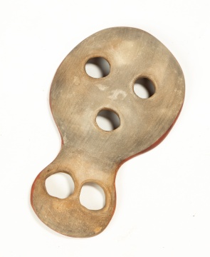 Yup'ik Carved Wood Finger Mask